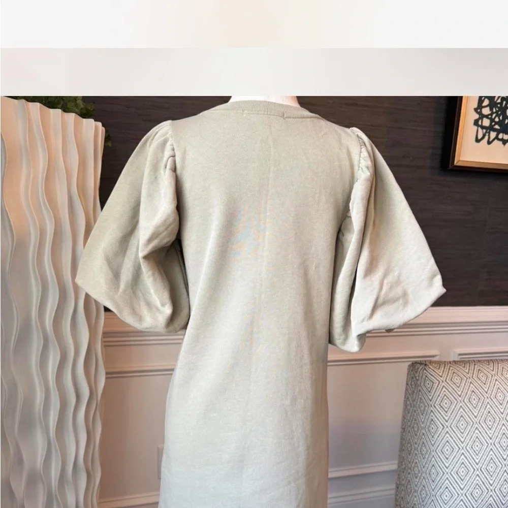 Rebecca Minkoff Tan Puff Sleeve Sheath Dress - Picture 5 of 7